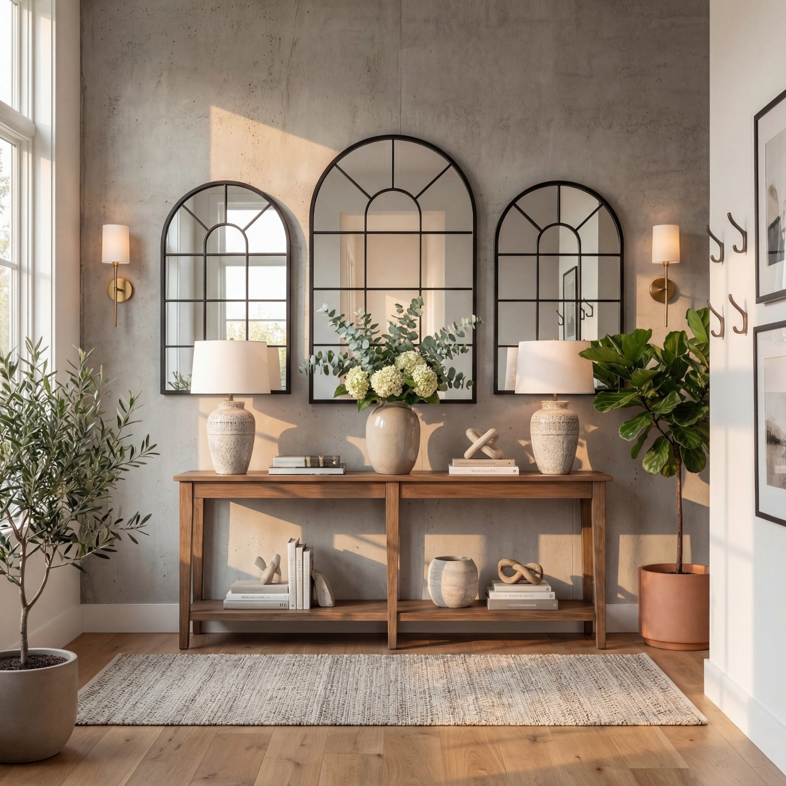 32x20 arch window pane mirror | black 32x20 arch window pane mirror | black